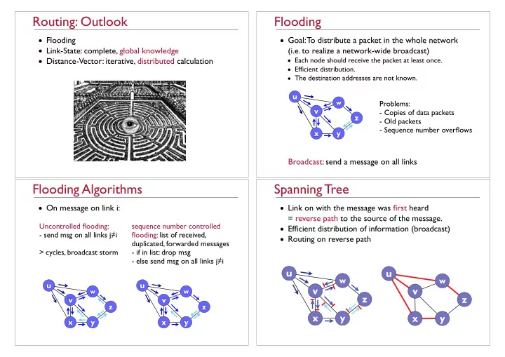 routing outlook flooding