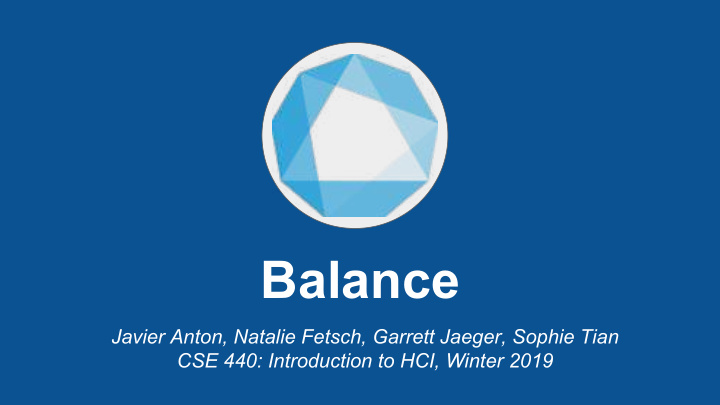 balance