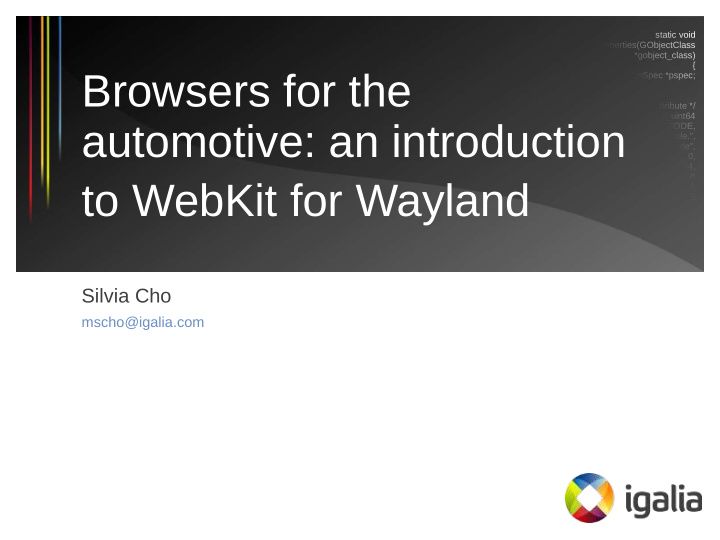 to webkit for wayland