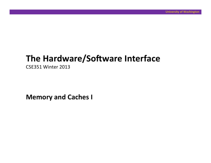 the hardware so ware interface