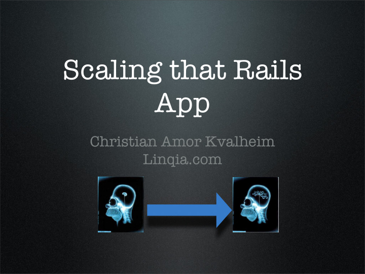 scaling that rails app
