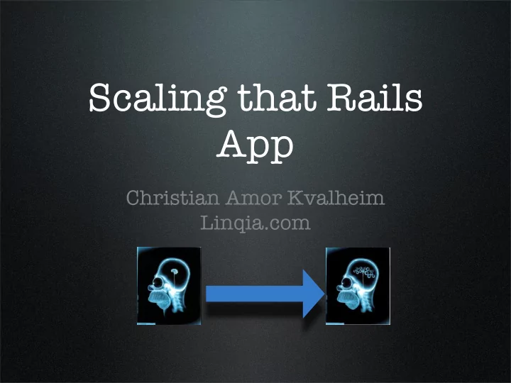 scaling that rails app