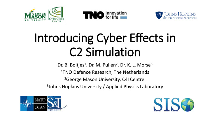 in introducing cyber effects in