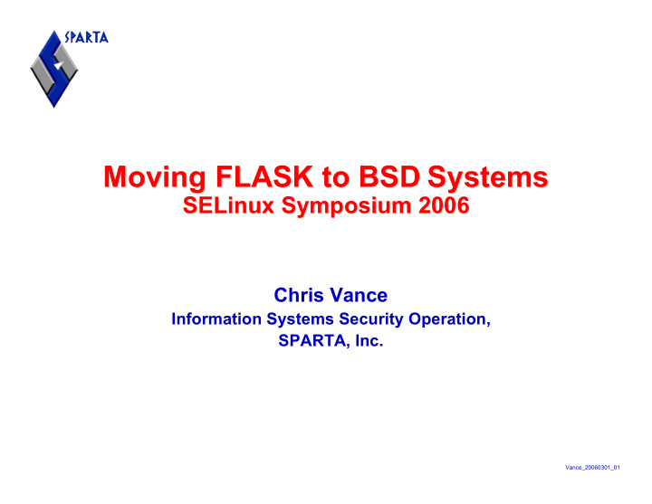 systems moving flask to bsd systems