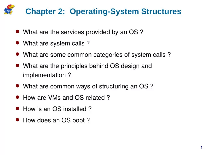 chapter 2 operating system structures