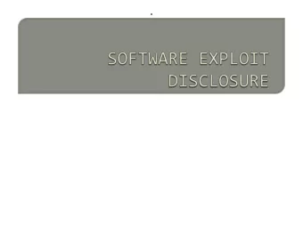 TheReleaseofProofofConcept  CodeintotheWild  An exploit
