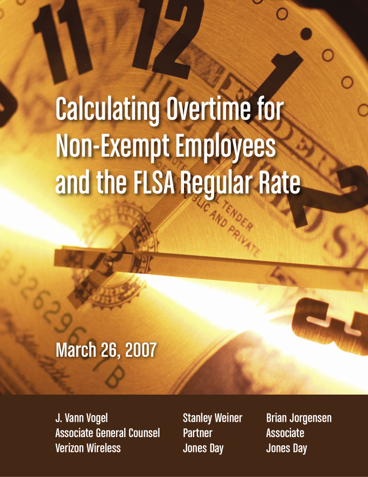 calculating overtime for non exempt employees and the