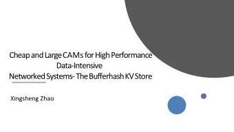 CheapandLargeCAMsforHighPerformance  Data-Intensive  NetworkedSystems-TheBufferhashKVStore