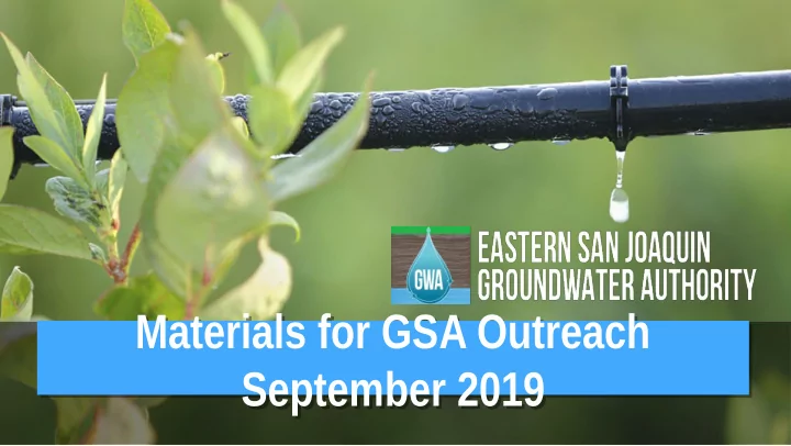 materials for gsa outreach materials for gsa outreach