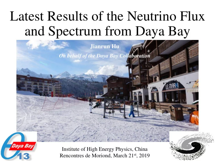 and spectrum from daya bay
