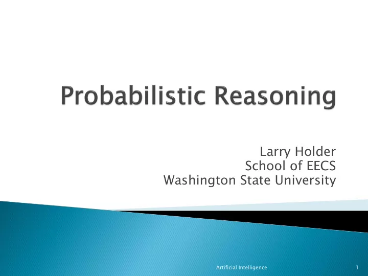 larry holder school of eecs washington state university