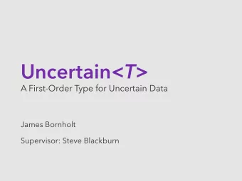 Todd Mytkowicz  Kathryn S. McKinley  Wikipedia  Sensors  Big data  Sampson et al.  Bishop  hidden