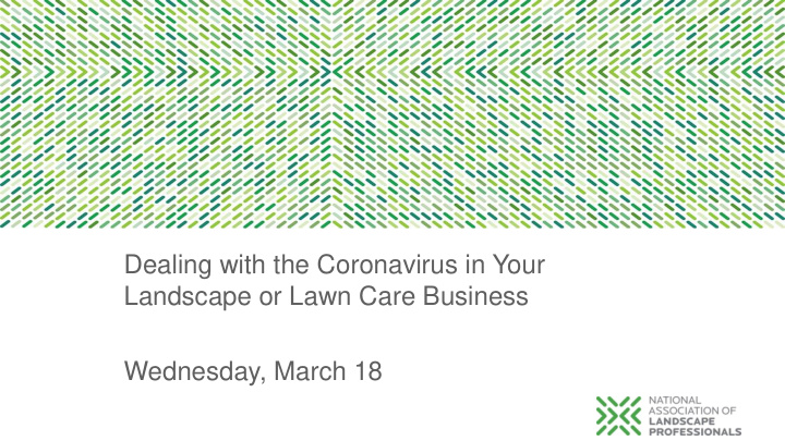 dealing with the coronavirus in your
