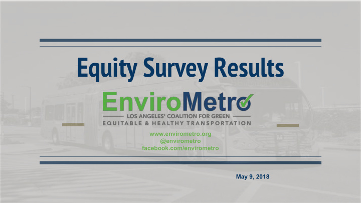 equity survey results