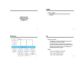 ADMIN    Reading  Chapter 8  Including RAID (8.2) but dont stress memorizing the levels