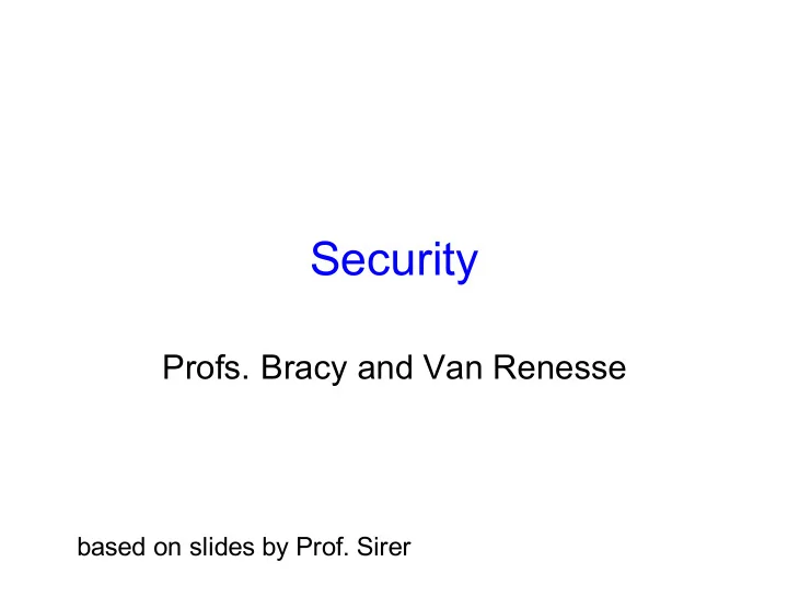 security