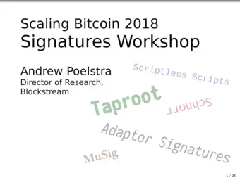 1 / 25  Elliptic Curve Cryptography  EC crypto consists of geometric points with an addition