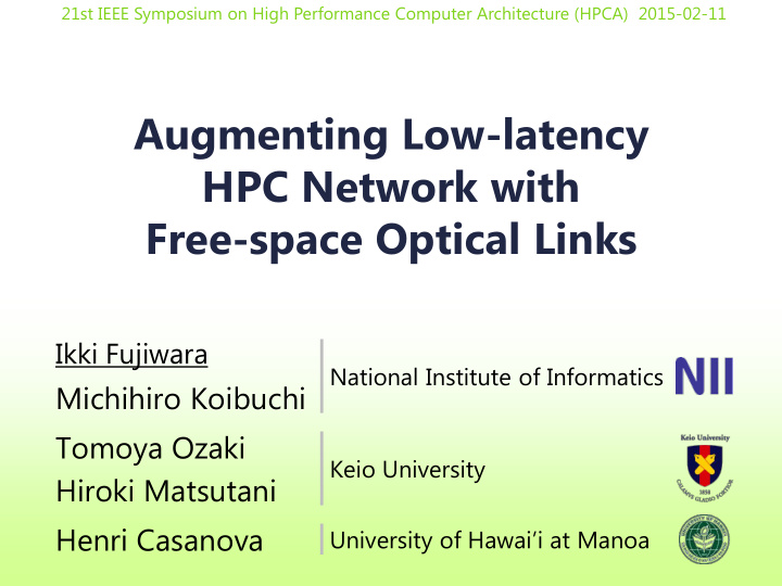 augmenting low latency