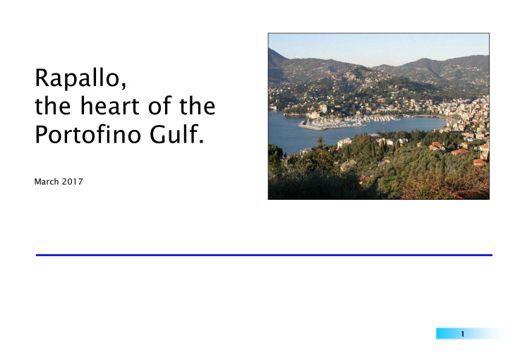 rapallo the heart of the portofino gulf
