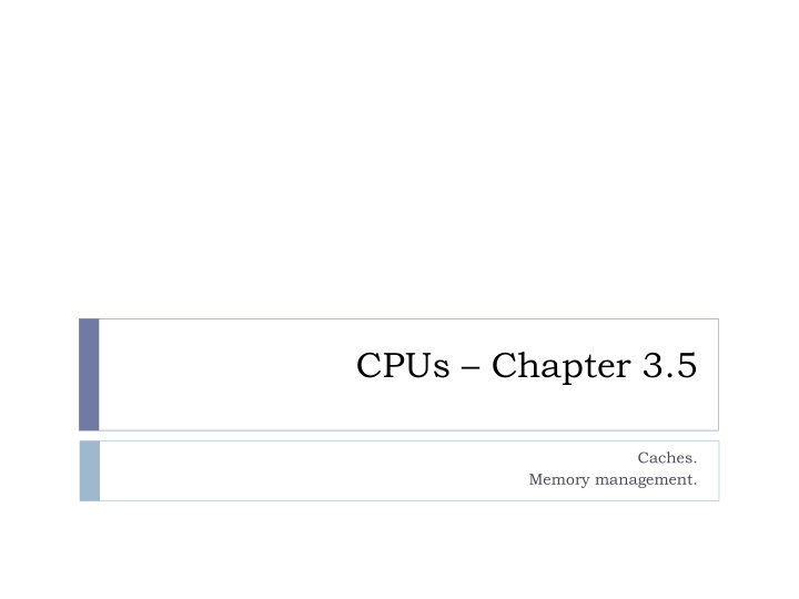 cpus chapter 3 5