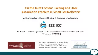 /  Major persistent trends  Beat the clock race o Requirement for faster  and faster