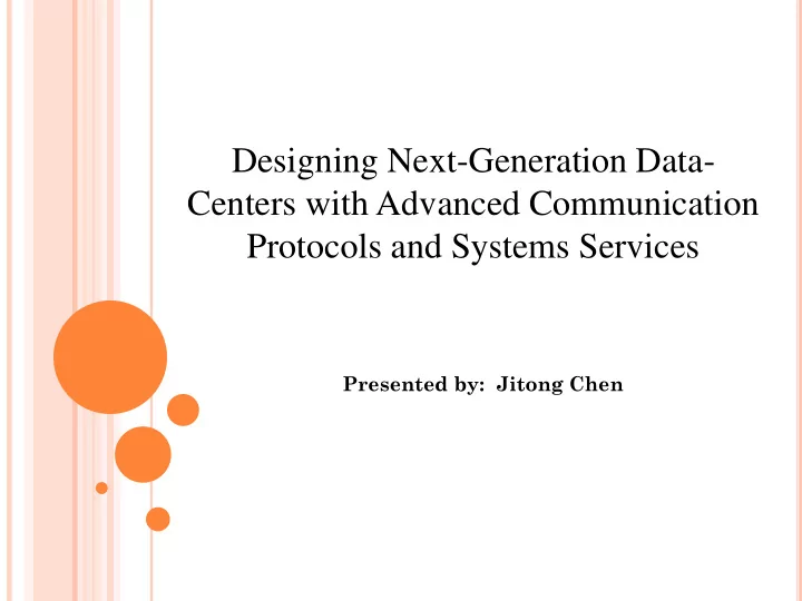 designing next generation data