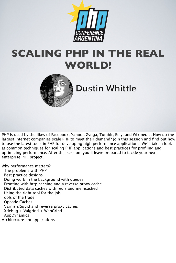 scaling php in the real world