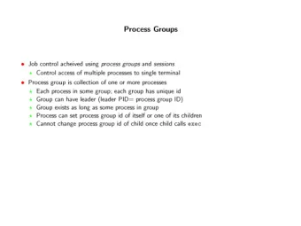 shell  fork/exec  Session ID ?  Process Group ?  ftree  fork/exec  fork/exec  sleeper  sleeper