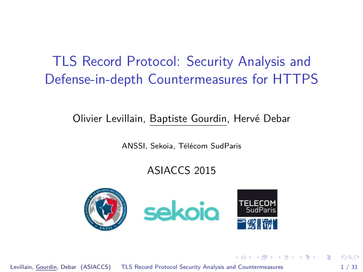 tls record protocol security analysis and defense in
