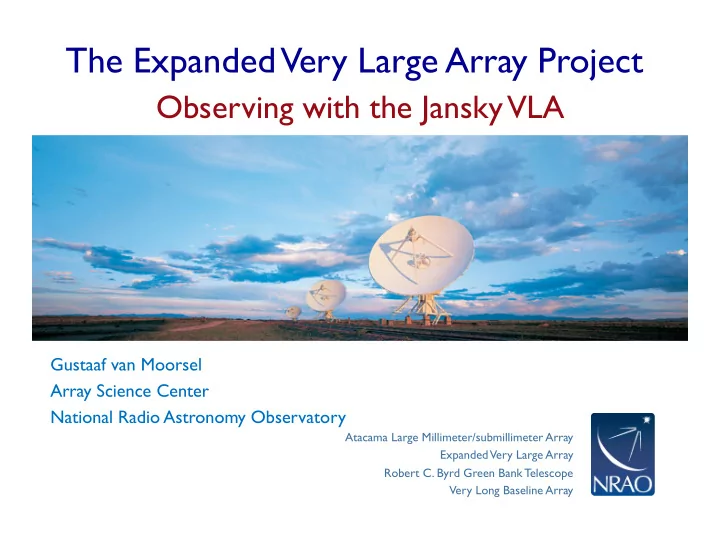 very large array project