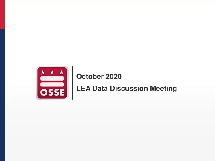 october 2020 lea data discussion meeting meeting