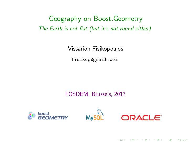 geography on boost geometry