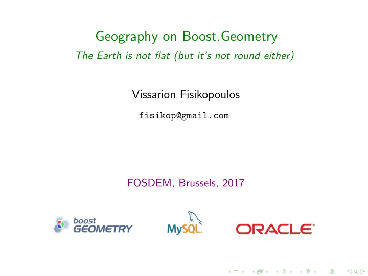 geography on boost geometry