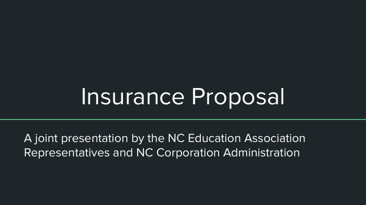 insurance proposal
