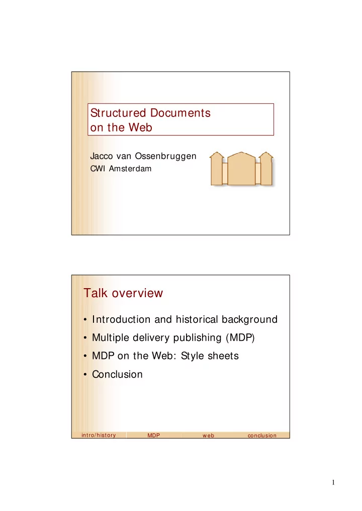 talk overview