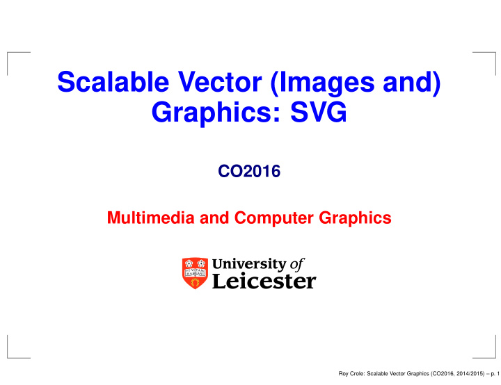 scalable vector images and graphics svg