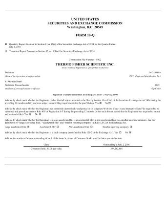 UNITED STATES  SECURITIES AND EXCHANGE COMMISSION  Washington, D.C. 20549  FORM 10-Q  Quarterly