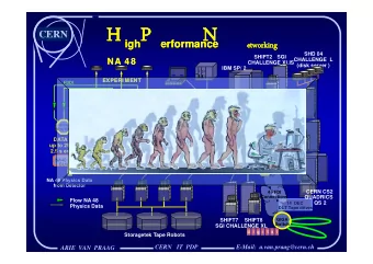 H   P        N  H   P        N  H   P        N  H   P        N  CERN  igh  igh  erformance