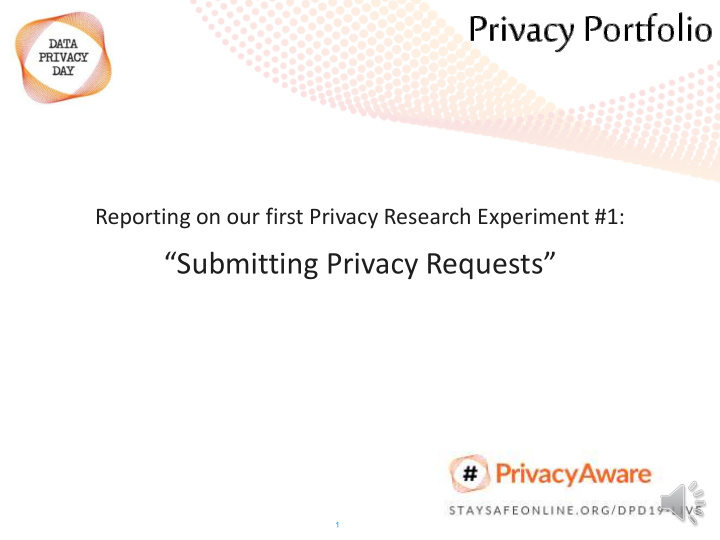 submitting privacy requests