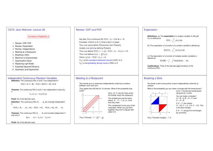 cs70 jean walrand lecture 36 review cdf and pdf