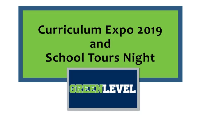 curriculum expo 2019