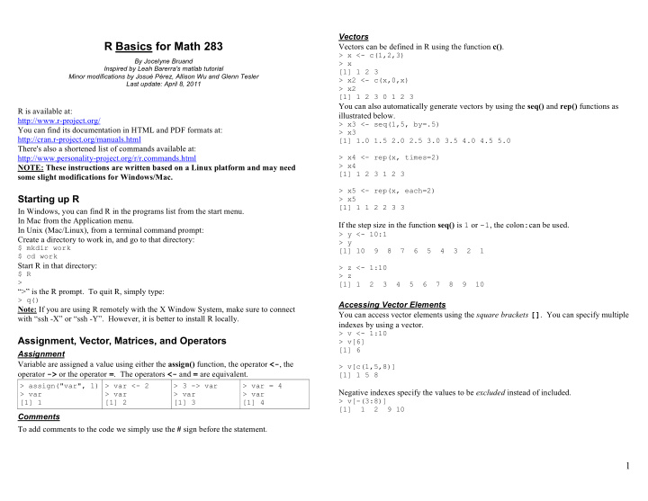 r basics for math 283