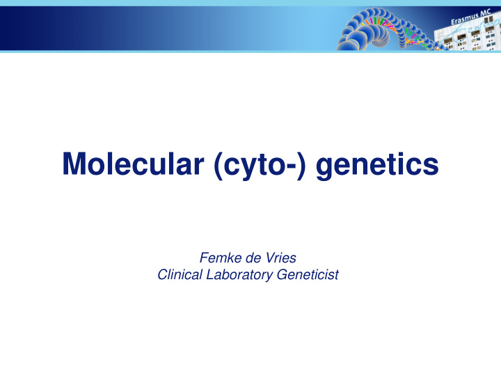molecular cyto genetics