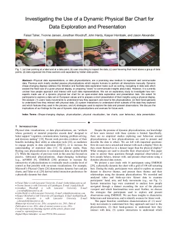 Investigating the Use of a Dynamic Physical Bar Chart for Data Exploration and Presentation  Faisal