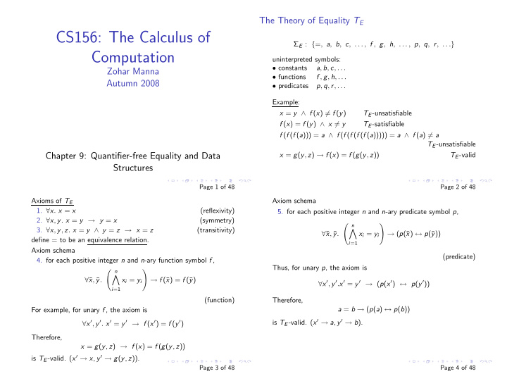 cs156 the calculus of