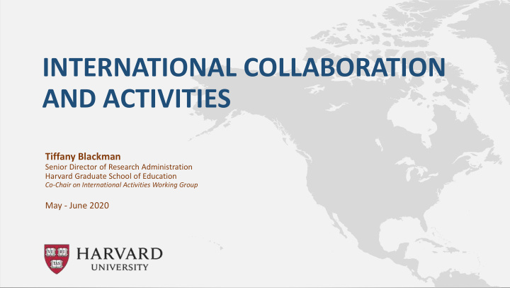 international collaboration