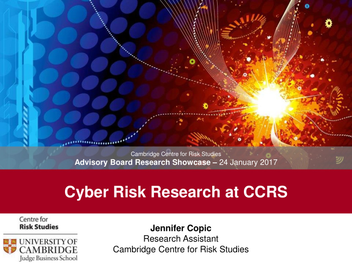 cyber risk research at ccrs