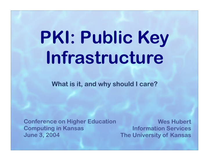 pki public key infrastructure