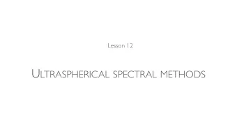 In other words, we can apply the differentiation operator D  u efficiently   On the other