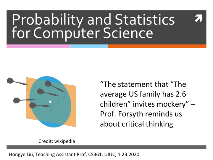 probability and statistics